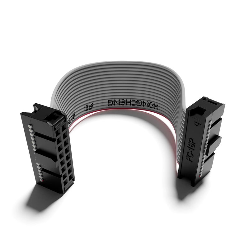 ExcelValley - 5-Pack - Eurorack Flat Ribbon Power Cables Modular Synth Synthesizer [16 to 16 Pins | 25 cm - 9.84"] - Image 5